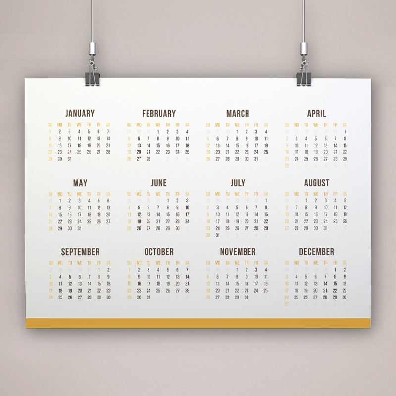 Wall Planner Printing | Tradeprint
